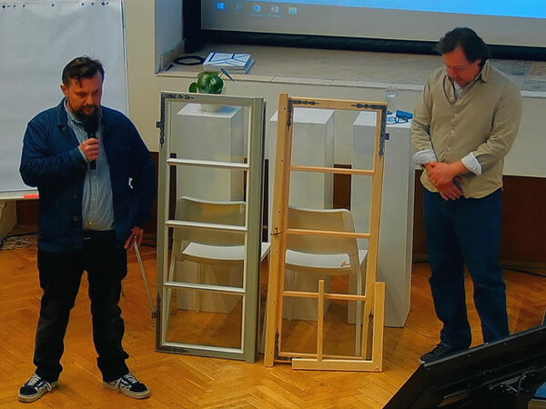 Petr Kozel s Robertem Venturou