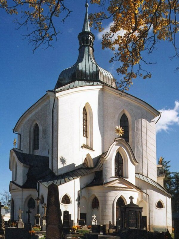 Poutní kostel sv. Jana Nepomuckého na Zelené hoře bude jedním z míst, kde proběhnou Santiniho barokní slavnosti.