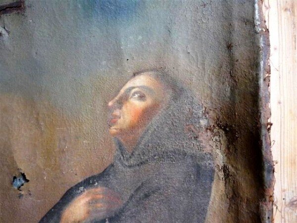 V roce 2012 byl v rámci programu Opomíjené památky přidělen grant na restaurování obrazu Vidění sv. Františka z Assisi (detail obrazu).