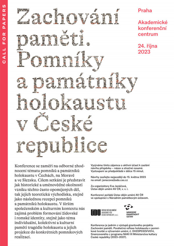 Výzva k přihlášení konferenčního příspěvku