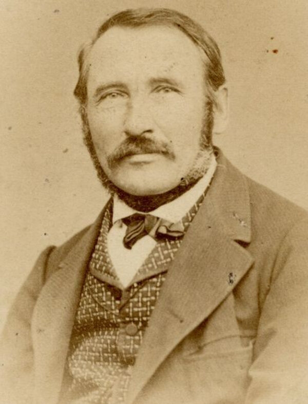 František Schmoranz st., fotoportrét z vídeňského ateliéru R. von Bohr