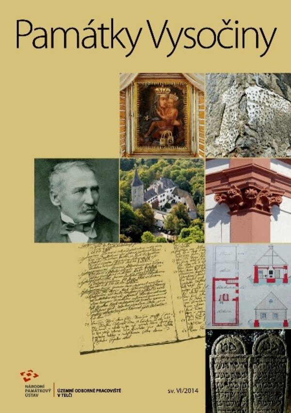 Titulní strana nové publikace Památky Vysočiny 2014