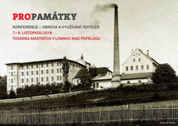 Tématem letošního ročníku konference PROPAMÁTKY bude obnova a využívání textilek.