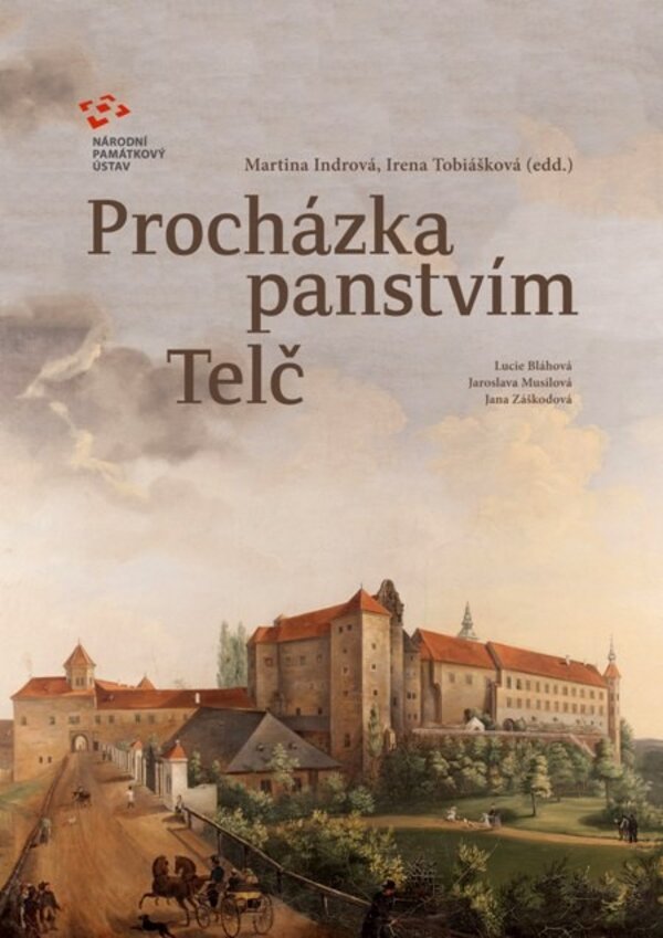 Titulní strana publikace Procházka panstvím Telč