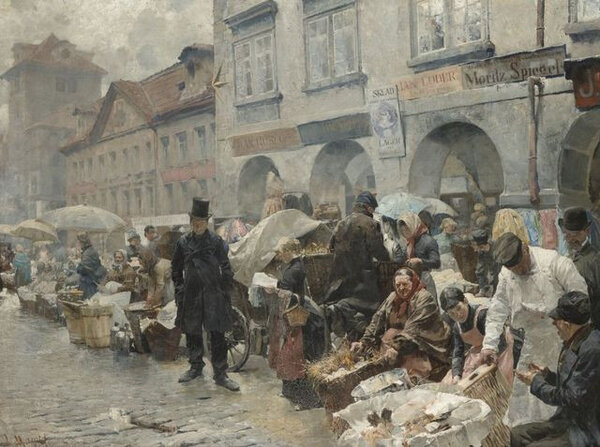 Luděk Marold, Vaječný trh, 1888 (ilustrační foto)