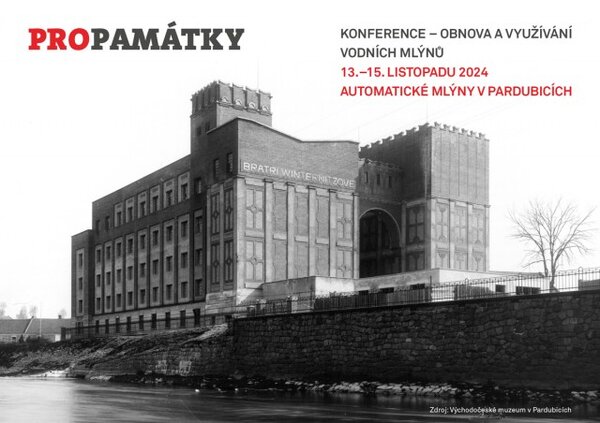 Pozvánka na letošní konferenci PROPAMÁTKY o obnově a využívání vodních mlýnů